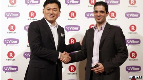 เจ้าพ่อออนไลน์ปลาดิบ Rakuten เทเงิน 900 ล้านเหรียญซื้อแอป Viber