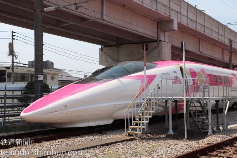 น่ารักทุกตารางนิ้ว..เผยโฉมภาพจริง Hello Kitty Shinkansen ก่อนเริ่มวิ่งวันแรก 30 มิ.ย.นี้
