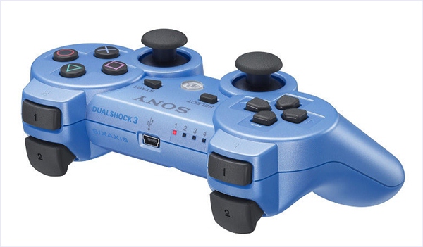 Dualshock 3 สีฟ้าใหม่-แท่นชาร์จคู่มาเม.ย.นี้ 
