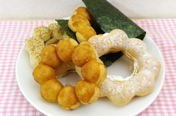 Mister Donut ส่งโดนัทรสมิโซะ สาหร่าย เกี๊ยวซ่าและ ฯลฯ เอาใจแดนซากุระ