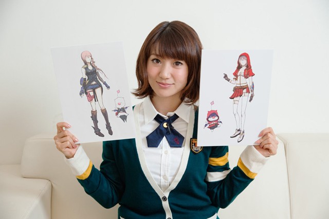 สมาชิก AKB48 เตรียมคอสเซราห์ในงานเปิดตัว FFXIII-2