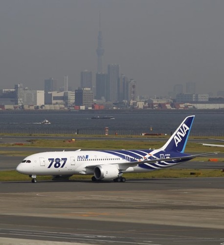 โบอิ้ง “ดรีมไลเนอร์ 787” ลำแรกส่งถึงมือสายการบิน ANA ในโตเกียวแล้ว